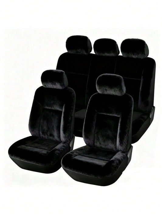 5-Seat Universal Polar Fleece Car Seat Covers
