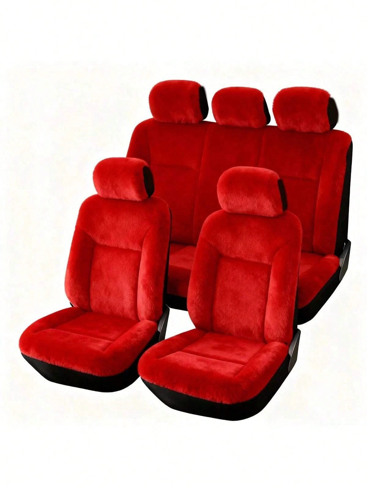 5-Seat Universal Polar Fleece Car Seat Covers