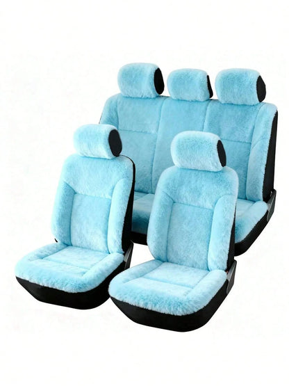 5-Seat Universal Polar Fleece Car Seat Covers