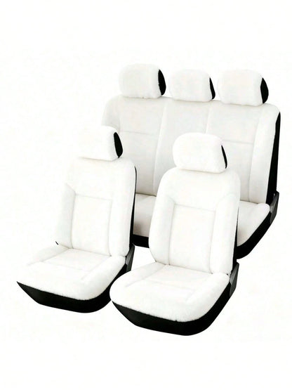 5-Seat Universal Polar Fleece Car Seat Covers