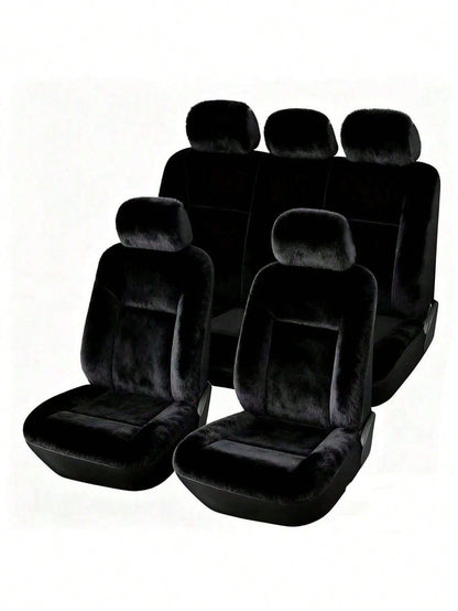 5-Seat Universal Polar Fleece Car Seat Covers