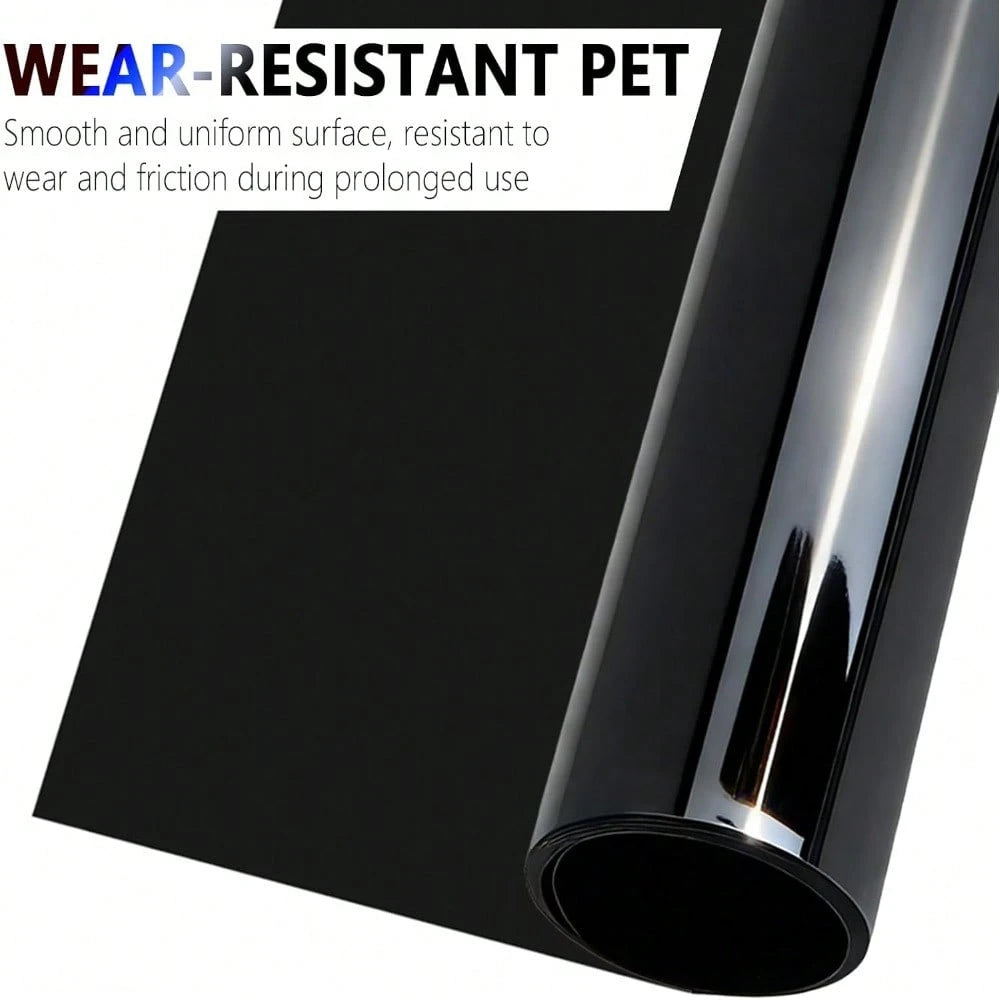 5% VLT Professional Car Window Tint Film Kit, 59" X 7.87" Windshield Tint Strip For Glare Reduction, Includes Scraper & Knife Tool For Easy Application