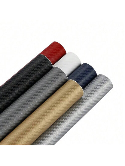 50cmx200cm 3D Carbon Fiber Vinyl Car Wrap Sheet Roll Film Car Stickers And Decal Motorcycle Auto Styling Accessories Automobiles