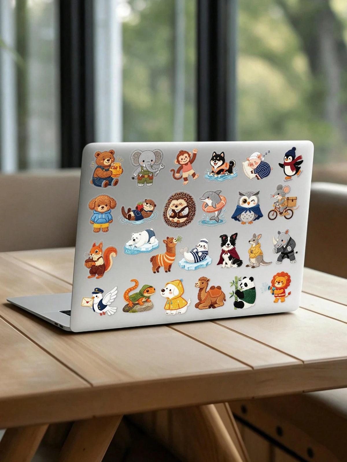 50pcs Knitted Animal Creative Stickers, Waterproof Transparent Stickers Suitable For Laptop, Guitar, Skateboard, Refrigerator, Luggage, Phone, Desktop, Wall, Suitable For Adult Gifts, Teenager Gifts
