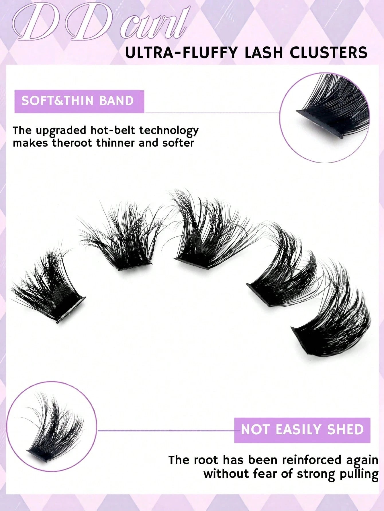 520Pcs D-Curl Volume Lashes Extension Kit, Natural Length, Fluffy False Eyelashes, 3D Natural Eyemakeup, Kit Includes Lash Glue, Tweezers And Brush, Reusable, Lightweight And Easy To Use. Great For Ho