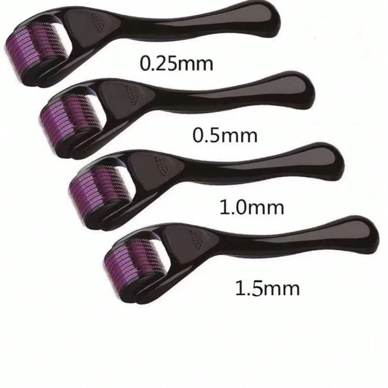 540 Pin Derma Microneedle Roller, Multi-Functional Home Microneedling Beauty Tool For Facial Skincare, Scalp Massage, Hairline & Beard Maintenance, Portable Skin Care Accessory, Ideal Back To School D
