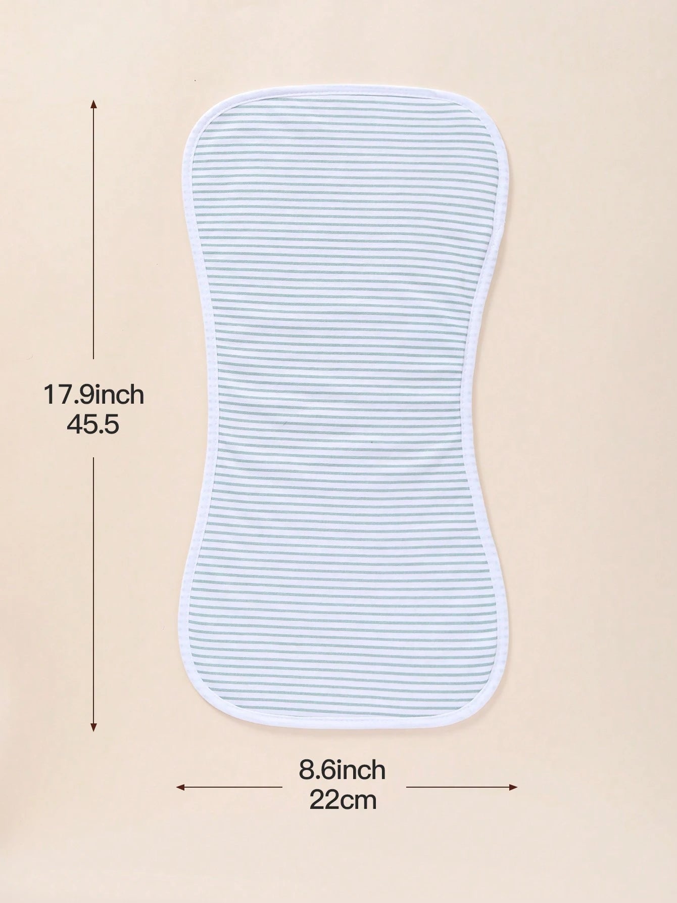 5pcs Baby Anti-Spit Up Burp Cloths, Waterproof Soft Absorbent Suitable For Baby Boys And Girls