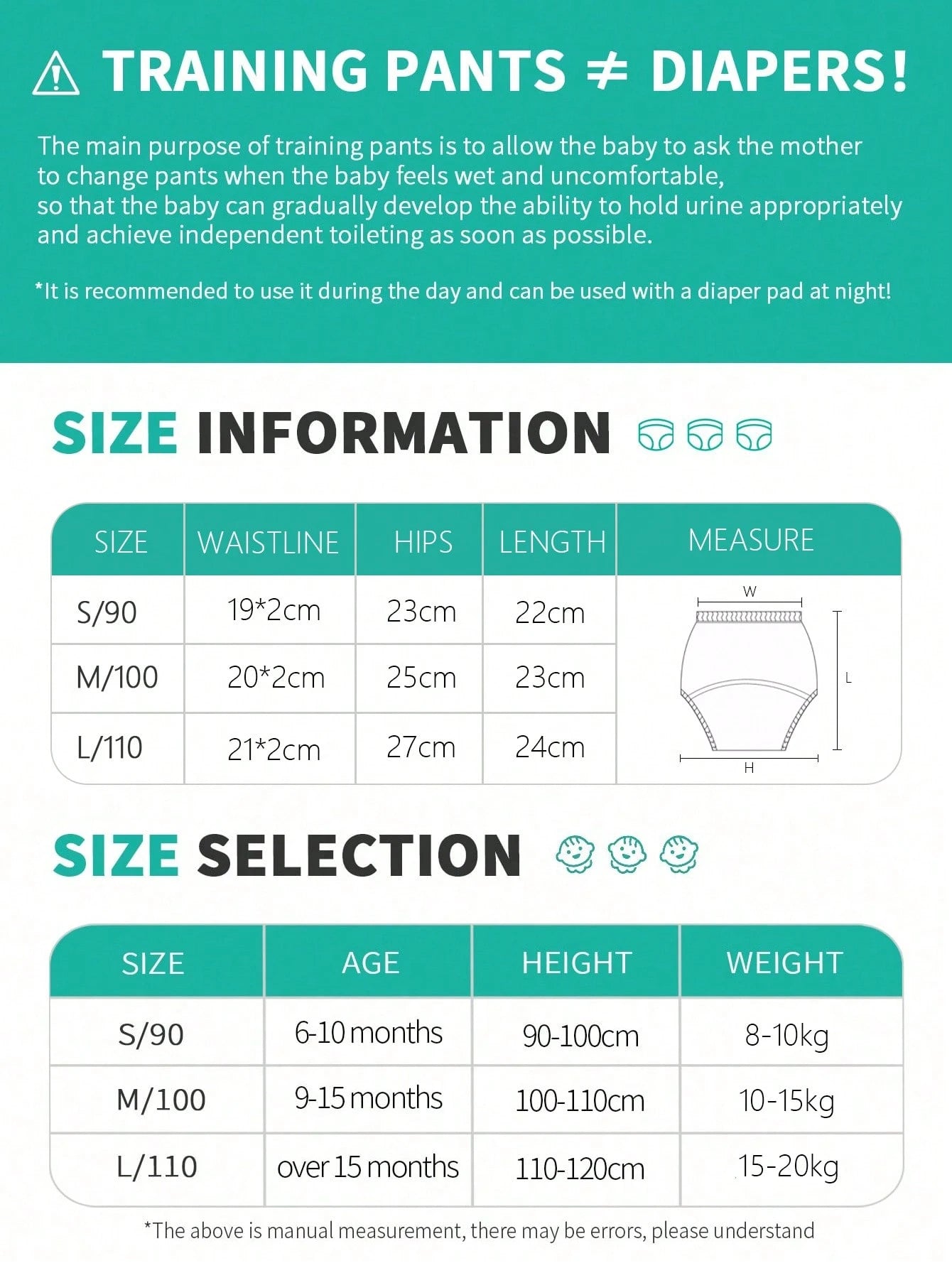 5pcs Baby Reusable Printed Potty Training Pants, Washable Diaper Underwear For Toddler Boys & Girls