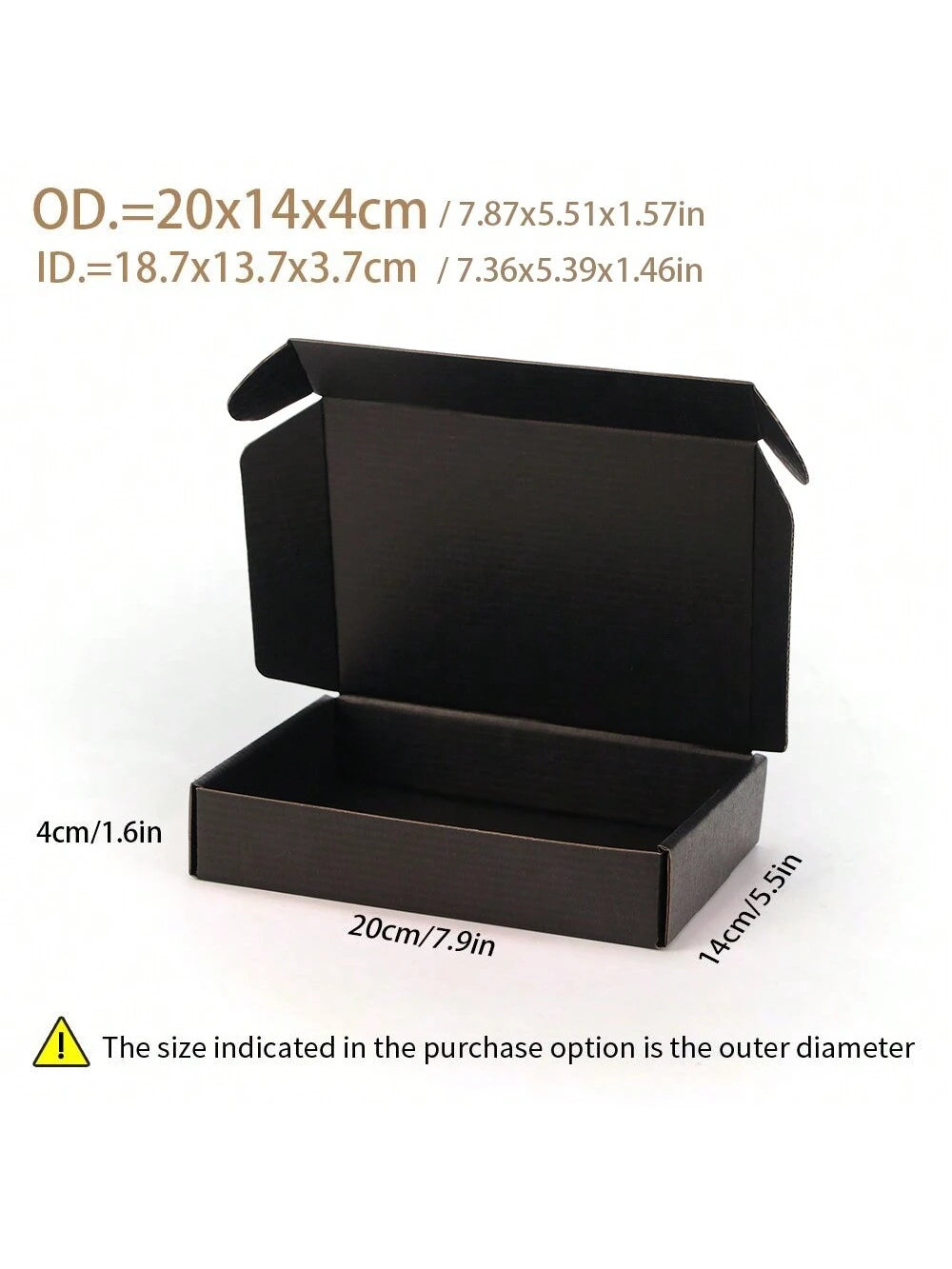 5pcs Black Shipping Boxes, Packaging Materials, Carton Boxes, Corrugated Cardboard Boxes, Postal Paper Boxes, Gift Boxes, Corrugated Paper Boxes, Express Boxes, Packing Boxes Back To School