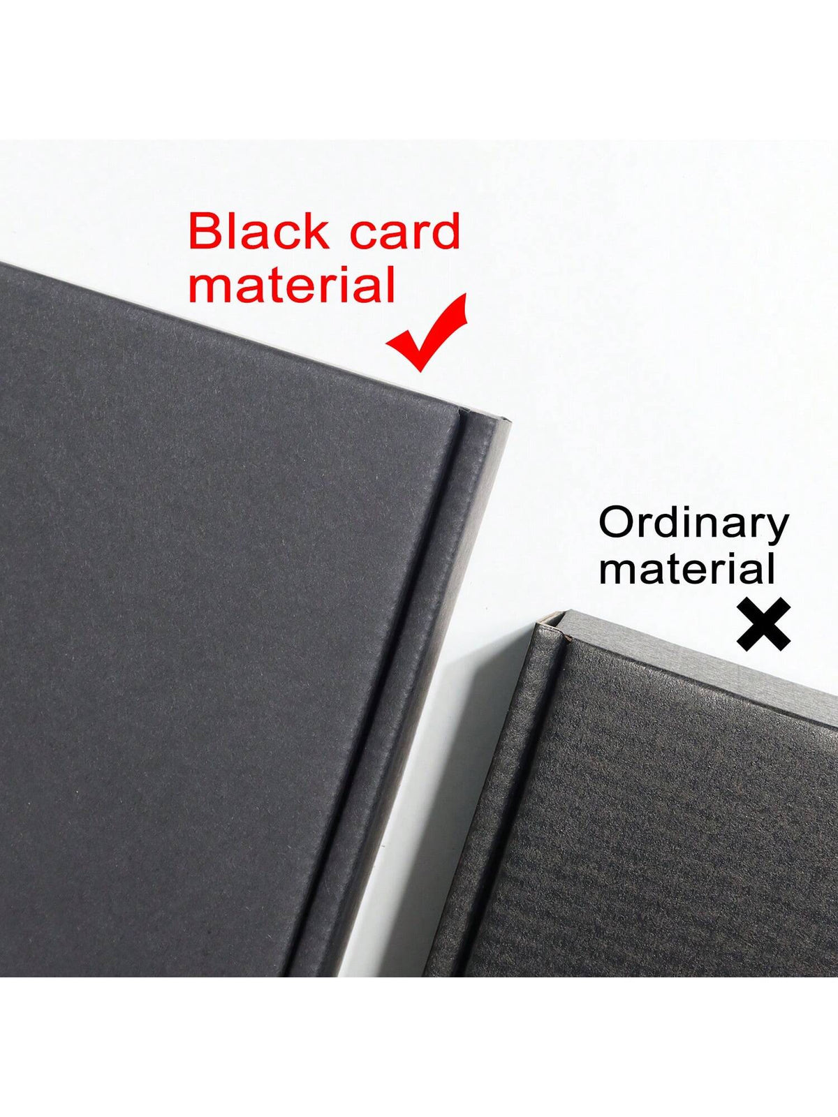 5pcs Black Shipping Boxes, Packaging Materials, Carton Boxes, Corrugated Cardboard Boxes, Postal Paper Boxes, Gift Boxes, Corrugated Paper Boxes, Express Boxes, Packing Boxes Back To School