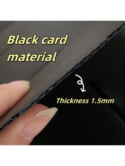 5pcs Black Shipping Boxes, Packaging Materials, Carton Boxes, Corrugated Cardboard Boxes, Postal Paper Boxes, Gift Boxes, Corrugated Paper Boxes, Express Boxes, Packing Boxes Back To School