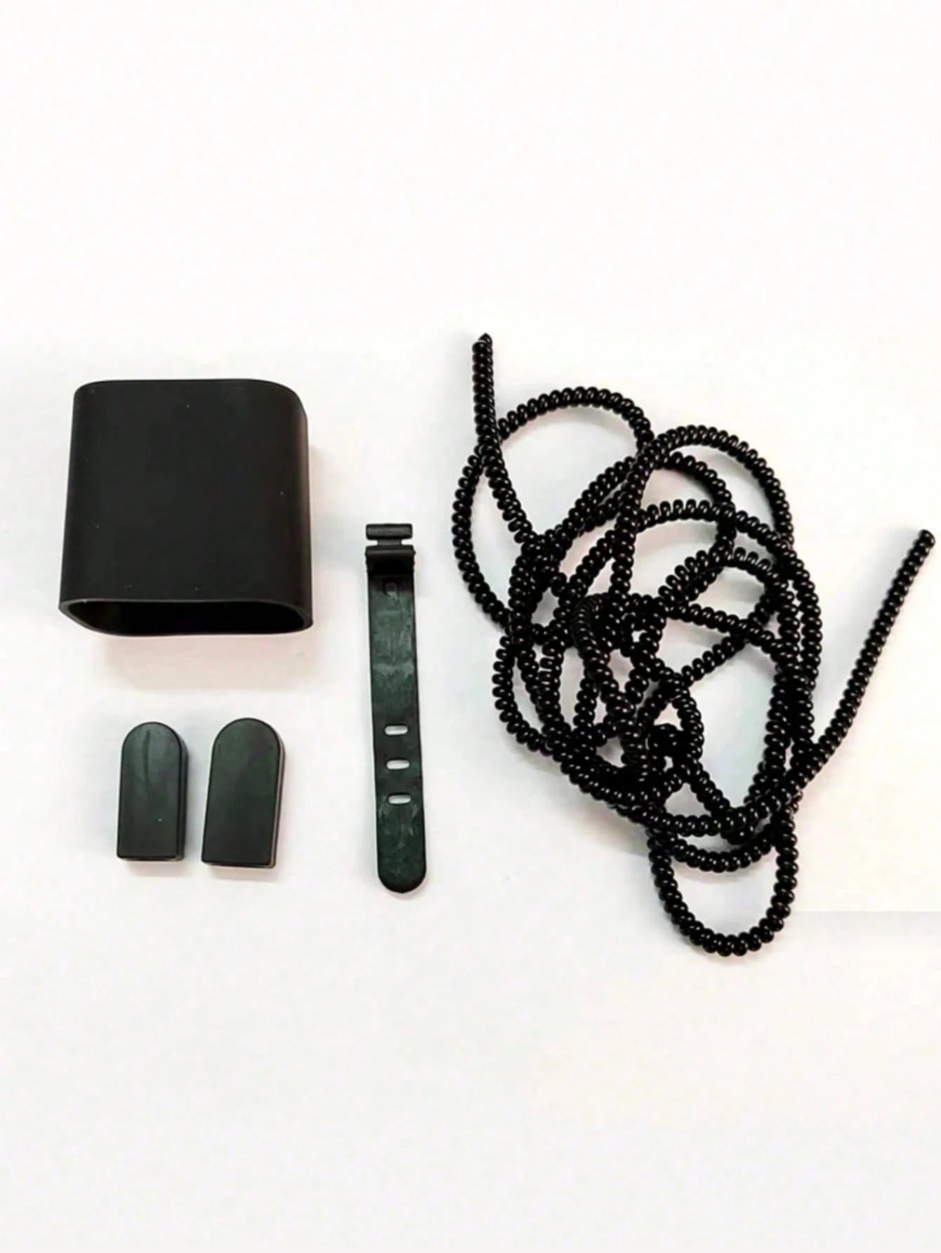 5pcs Black TPU Anti-Drop Charger Protector Case, Cable Winder Compatible With Apple 18W/20W Charger