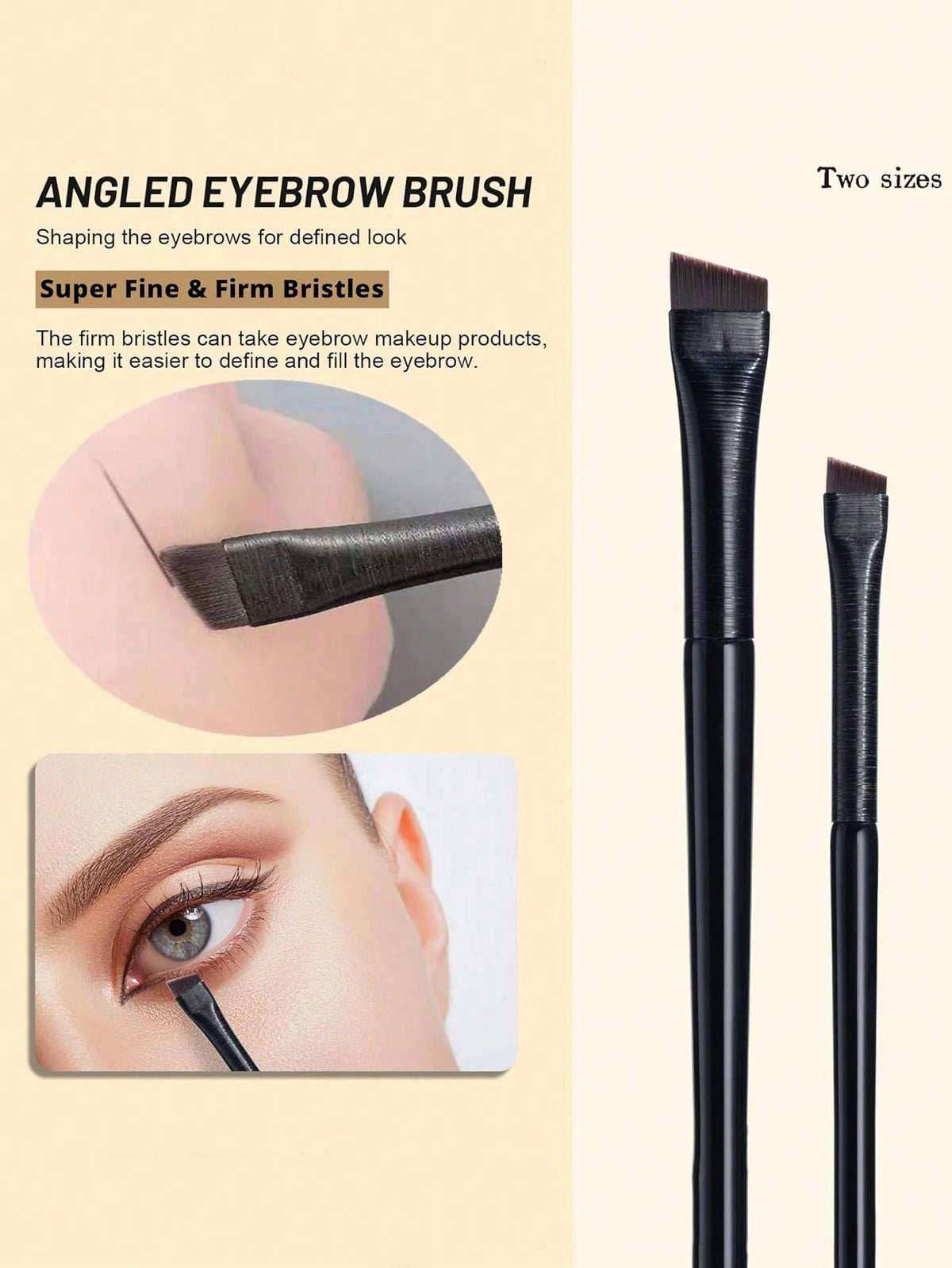5pcs Precision Eye Makeup Brushes Including Scythe Shaped Eyeliner Brush, Angled Eyeliner Brush, And Eyebrow Brush For Easy And Beautiful Eye Makeup,Eyebrow Brush,Eyeshadow Brush,Spoolie,Spoolie Brush