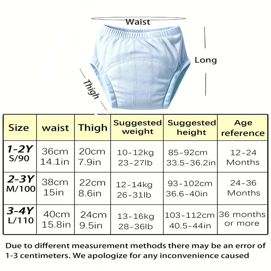 5pcs Reusable Baby Cloth Diapers, Cute Minimalist Design In Multiple Colors Suitable For Boys And Girls, Leak-Proof Breathable Fabric For Potty Training, Ideal For Babies All Year Round (Consider Sizi