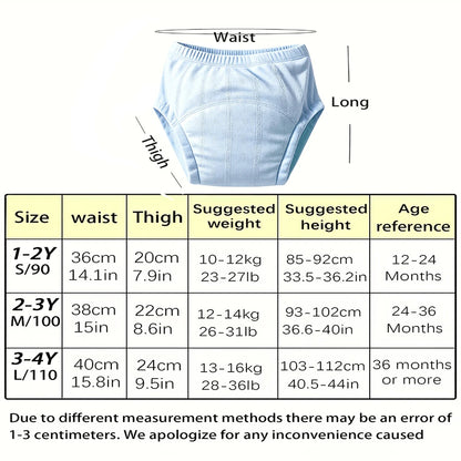 5pcs Reusable Baby Cloth Diapers, Cute Minimalist Design In Multiple Colors Suitable For Boys And Girls, Leak-Proof Breathable Fabric For Potty Training, Ideal For Babies All Year Round (Consider Sizi