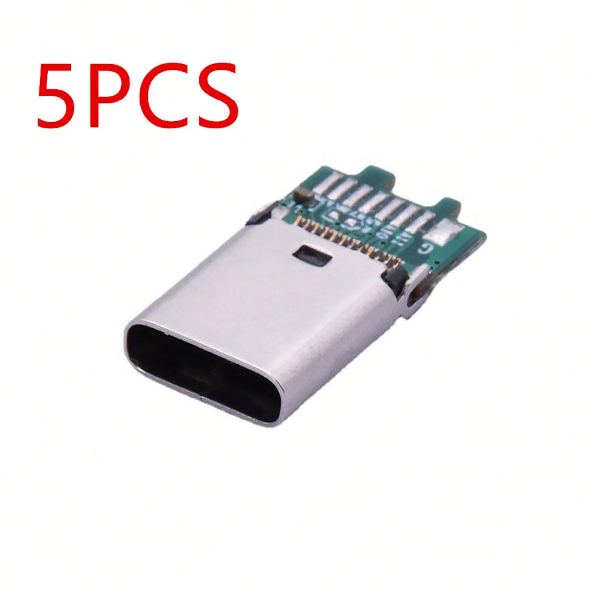 5Pcs USB 3.1 Type-C 24Pin Female Plug Jack PCB USB Connector Board Breakout PCB