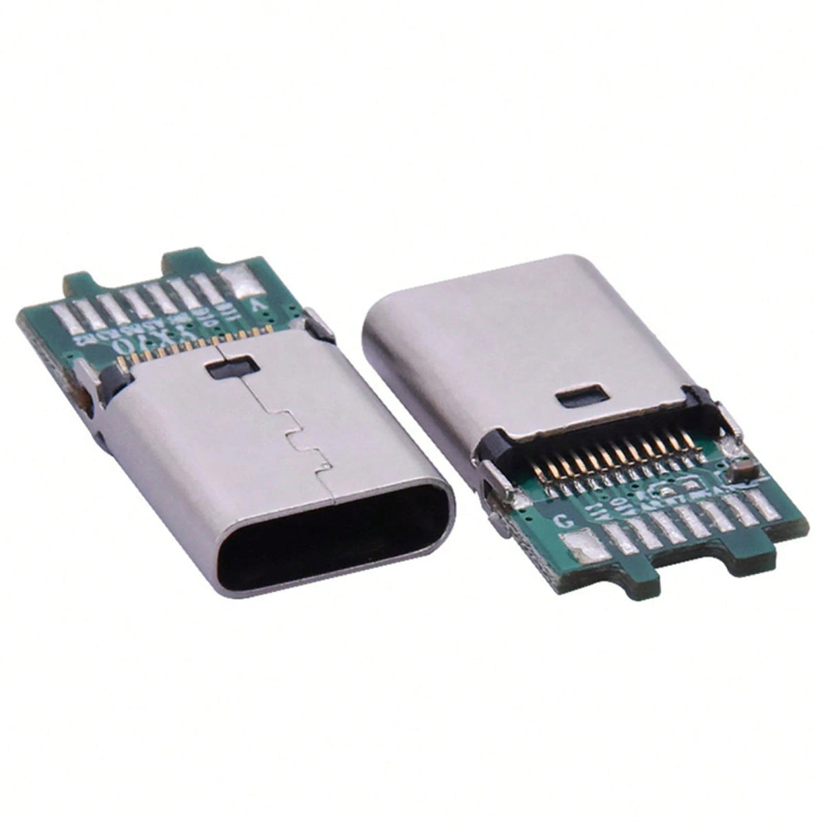 5Pcs USB 3.1 Type-C 24Pin Female Plug Jack PCB USB Connector Board Breakout PCB
