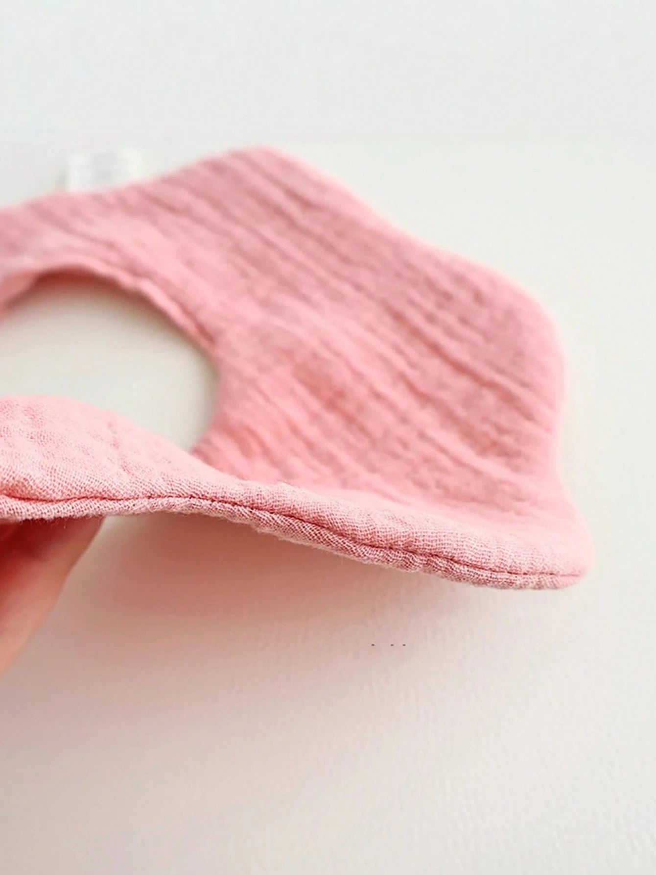 6-Layer Solid Color Flower Petal Baby Bib, Newborn Infant Saliva Towel, Class A Baby Bibs