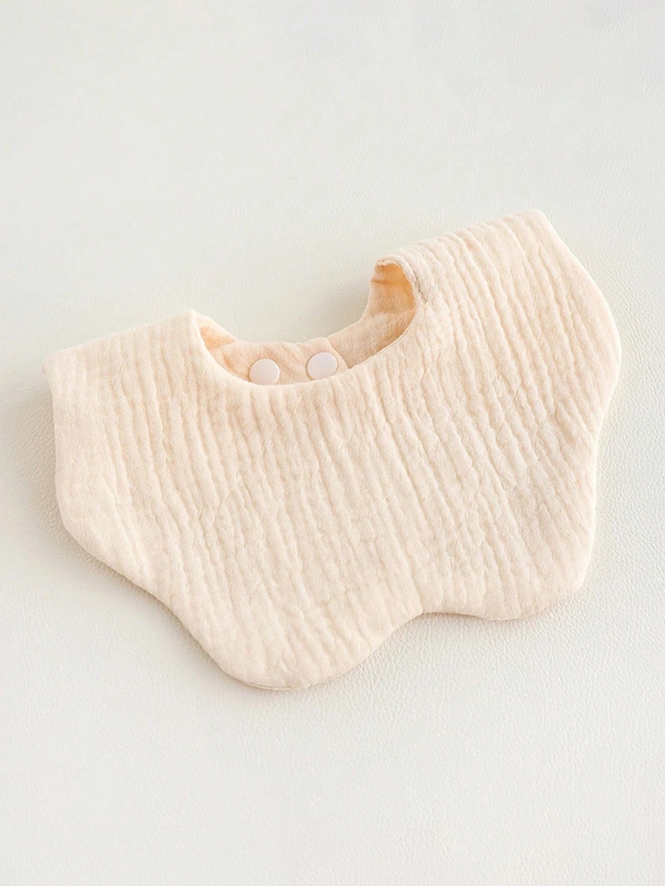 6-Layer Solid Color Flower Petal Baby Bib, Newborn Infant Saliva Towel, Class A Baby Bibs