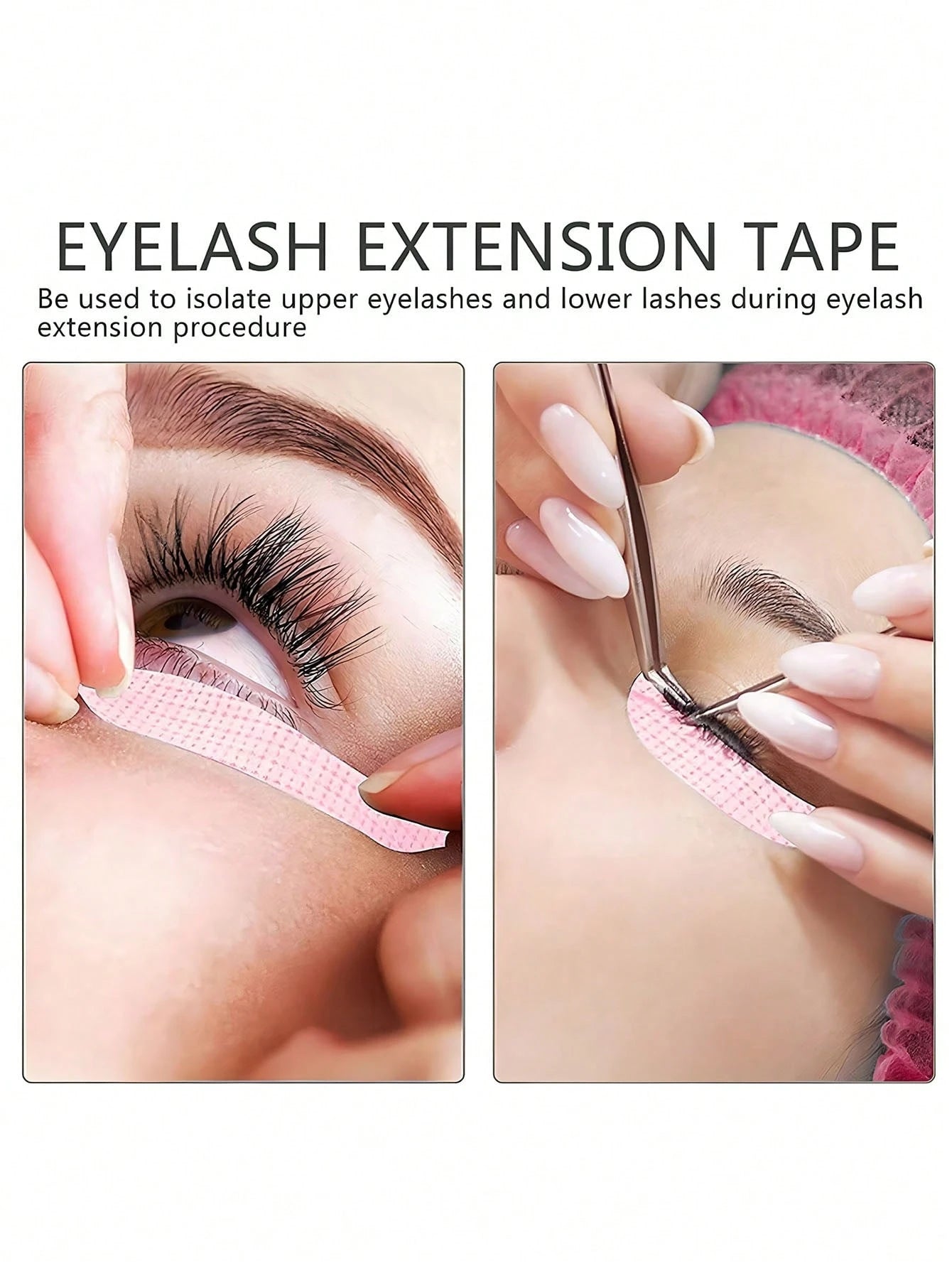 6 Rolls Breathable Eyelash Tape- Suitable For Eyelash Extensions| Microporous Fabric Tape And Non-Woven Makeup Tools| Multi-Purpose Self-Adhesive Tape| Pink Eyelash Tape| Eyelash Extension, Eyesh