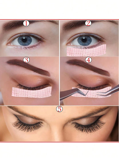 6 Rolls Breathable Eyelash Tape- Suitable For Eyelash Extensions| Microporous Fabric Tape And Non-Woven Makeup Tools| Multi-Purpose Self-Adhesive Tape| Pink Eyelash Tape| Eyelash Extension, Eyesh