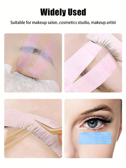 6 Rolls Breathable Eyelash Tape- Suitable For Eyelash Extensions| Microporous Fabric Tape And Non-Woven Makeup Tools| Multi-Purpose Self-Adhesive Tape| Pink Eyelash Tape| Eyelash Extension, Eyesh