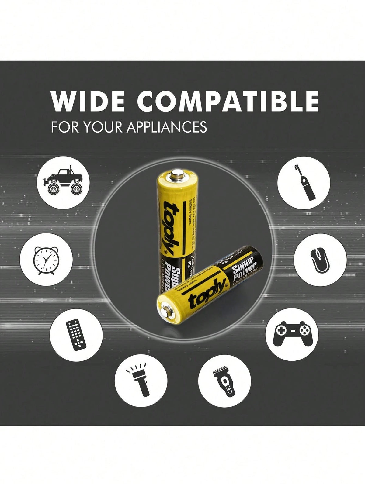 60pcs AAA/AA Size 7/5 Disposable Batteries, 1.5V AA Batteries For LED String Lights, Toys, Remotes, Household, Microphones, Clocks, Compatible For Christmas Lights