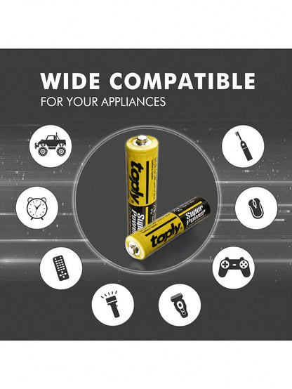 60pcs AAA/AA Size 7/5 Disposable Batteries, 1.5V AA Batteries For LED String Lights, Toys, Remotes, Household, Microphones, Clocks, Compatible For Christmas Lights