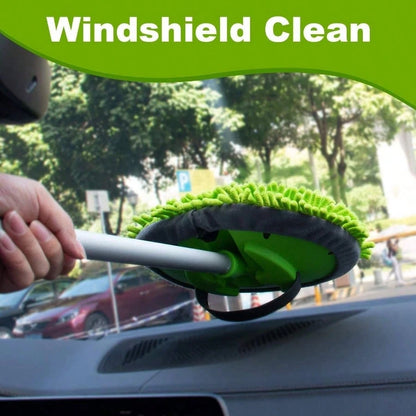62 Microfiber Car Wash Brush With Long Handle Car Washing Mop Kit Mitt Sponge Car Cleaning Supplies Kit Duster RV Washing Car Brush Accessories, 1 Chenille Scratch
