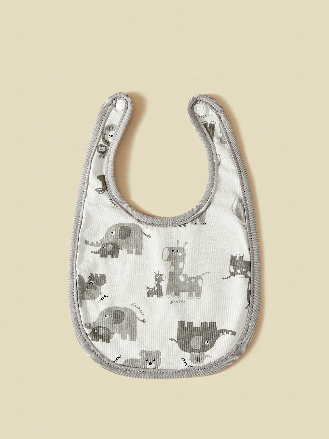 6pcs Baby Animal Cartoon Design Bibs, Soft Breathable Cotton, For Boys & Girls, Spring/Summer