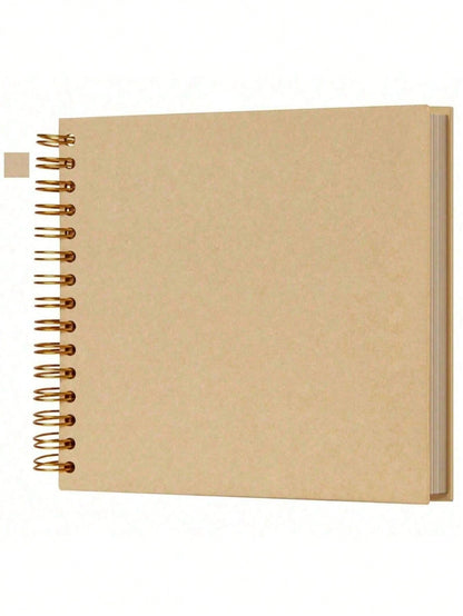 7x7 Inch/8x8 Inch/10x10 Inch DIY Scrapbook Album, 40 Pages/20 Sheets, Hard Cover Kraft Paper, Scrapbook Album, Wedding And Anniversary Family Memories