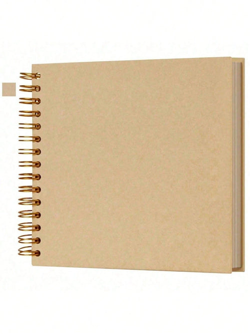 7x7 Inch/8x8 Inch/10x10 Inch DIY Scrapbook Album, 40 Pages/20 Sheets, Hard Cover Kraft Paper, Scrapbook Album, Wedding And Anniversary Family Memories