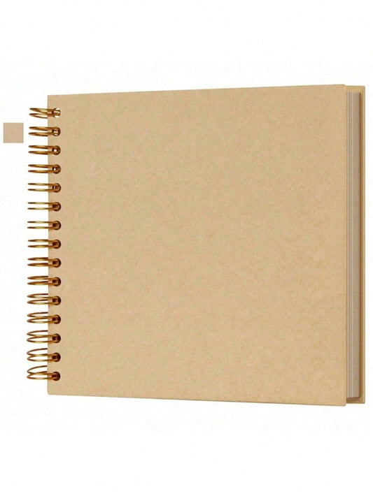 7x7 Inch/8x8 Inch/10x10 Inch DIY Scrapbook Album, 40 Pages/20 Sheets, Hard Cover Kraft Paper, Scrapbook Album, Wedding And Anniversary Family Memories