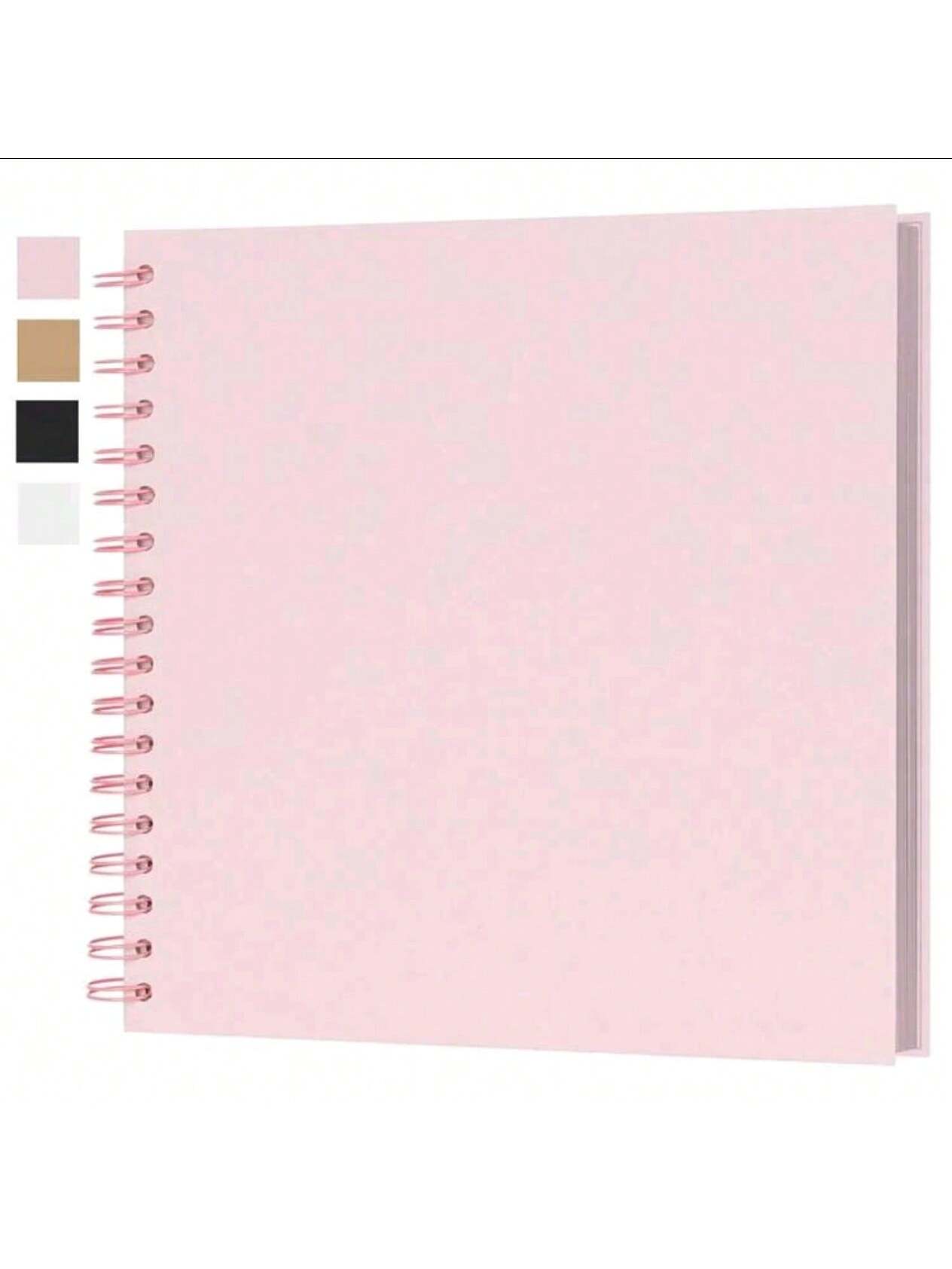 7x7 Inch/8x8 Inch/10x10 Inch DIY Scrapbook Album, 40 Pages/20 Sheets, Hard Cover Kraft Paper, Scrapbook Album, Wedding And Anniversary Family Memories