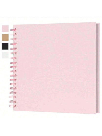 7x7 Inch/8x8 Inch/10x10 Inch DIY Scrapbook Album, 40 Pages/20 Sheets, Hard Cover Kraft Paper, Scrapbook Album, Wedding And Anniversary Family Memories