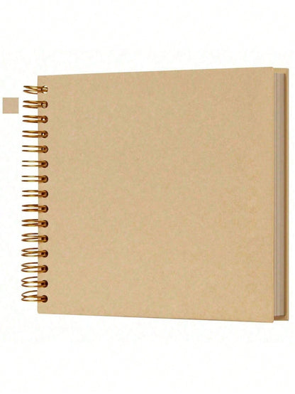 7x7 Inch/8x8 Inch/10x10 Inch DIY Scrapbook Album, 40 Pages/20 Sheets, Hard Cover Kraft Paper, Scrapbook Album, Wedding And Anniversary Family Memories