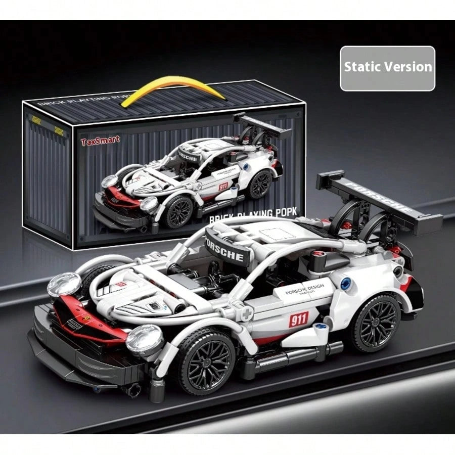 800pcs+ Building Blocks Cyberpunk 911 Lambor Ghini Starry Sky Sports Car Toy Car Model Birthday Gift- Christmas Gift- Perfect Gift- Gift