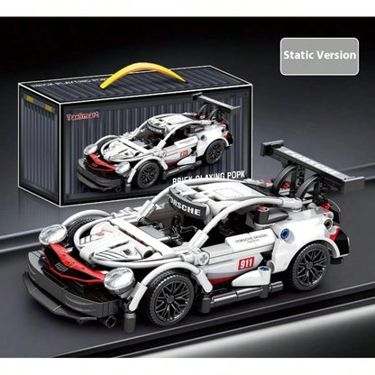 800pcs+ Building Blocks Cyberpunk 911 Lambor Ghini Starry Sky Sports Car Toy Car Model Birthday Gift- Christmas Gift- Perfect Gift- Gift