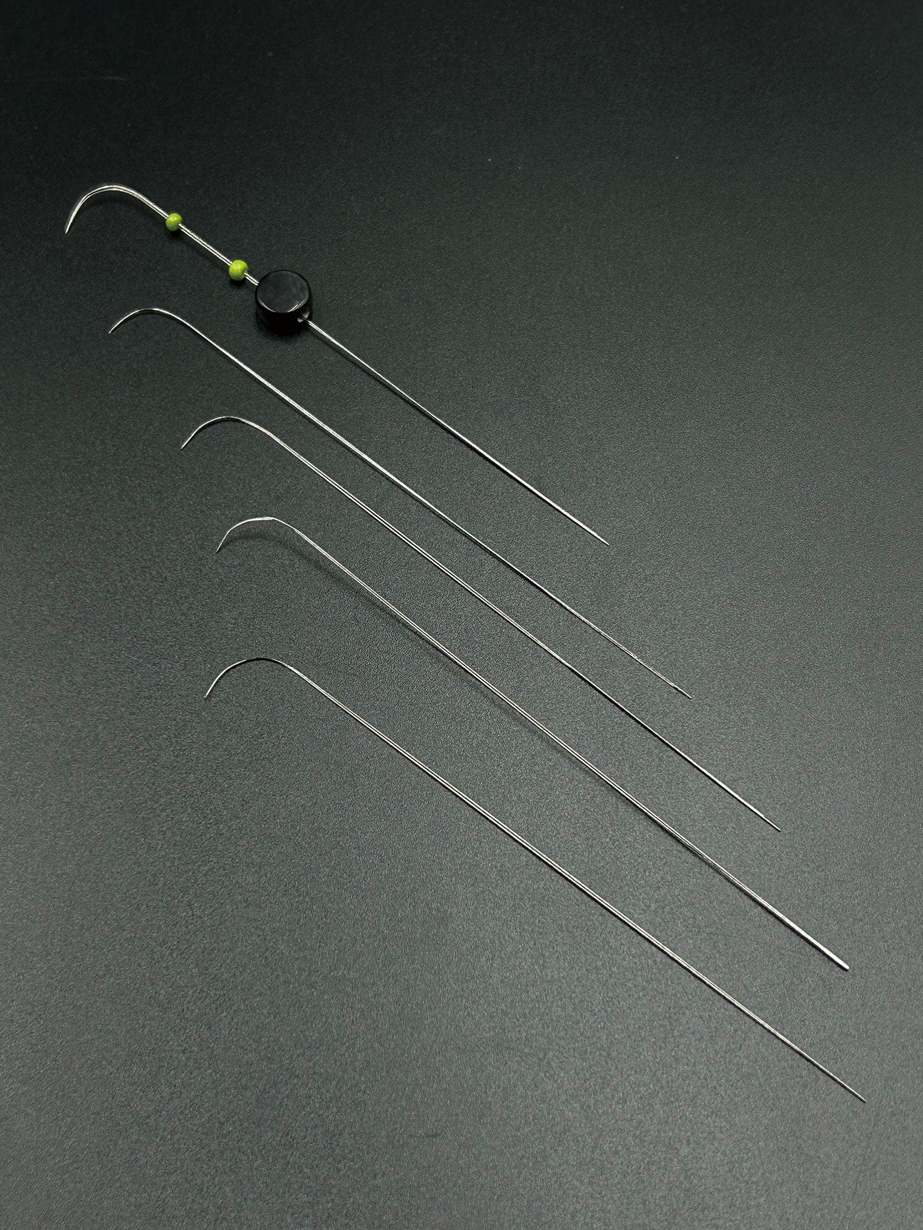 9.7cm/11.5cm Dual Size Open Curved Beading Needle, Flexible Long Metal Material, Smooth Beading, Easily Thread Small Beads, DIY Jewelry Making Tool, Suitable For Bracelets, Necklaces, Handmade Crafts
