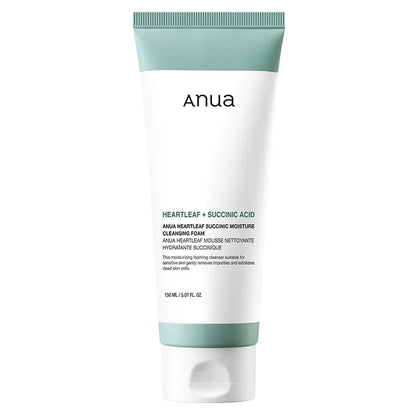 Anua Heartleaf Succinic Moisture Cleansing Foam