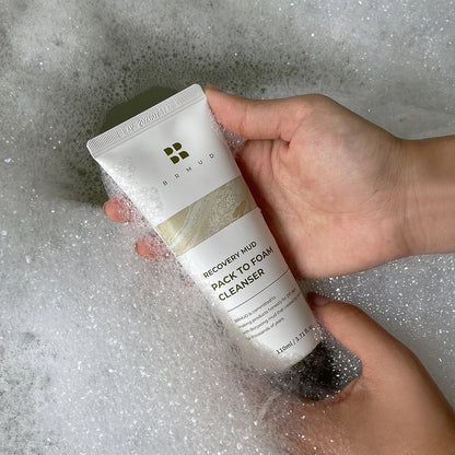 BRMUD Recovery Mud Pack To Foam Cleanser
