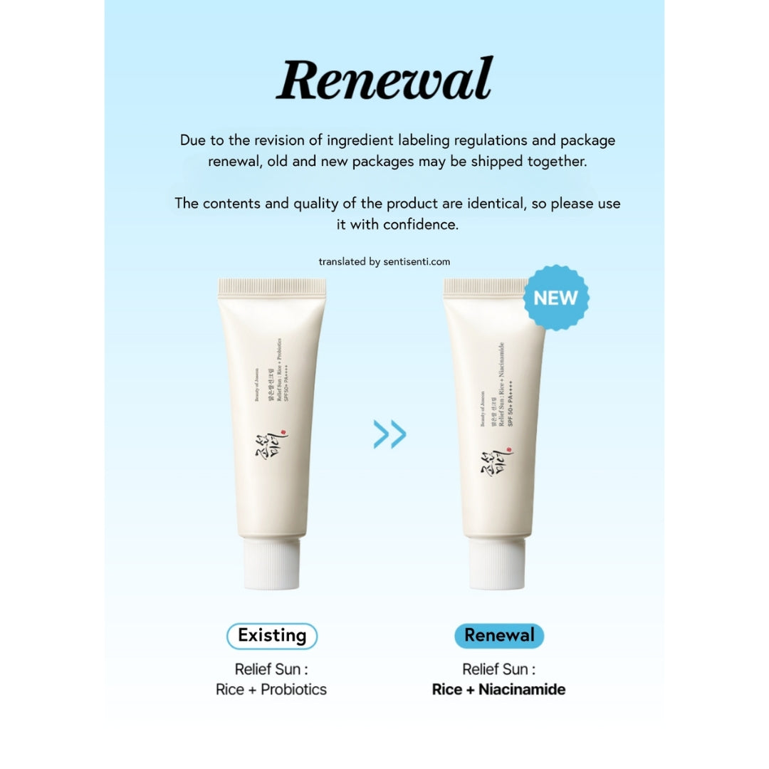 Beauty of Joseon Relief Rice + Niacinamide