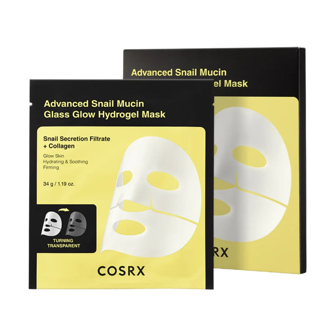 Cosrx Advanced Snail Mucin Glass Glow Hydrogel Mask