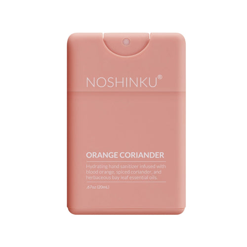 Noshinku Refillable Orange Coriander Moisturizing Pocket Hand Sanitizer