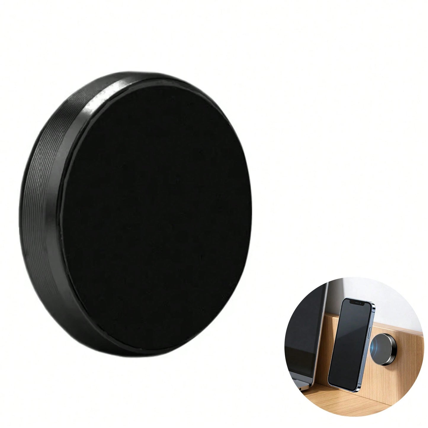 Adhesive Magnetic Phone Holder, Suitable For Kitchen Cabinet Doors, MagSafe Compatible, Super Strong Magnetic Force To Fix Phone And Keys, Firmly Adhered, Non-Damaging, Waterproof And Oil-Proof, Cover