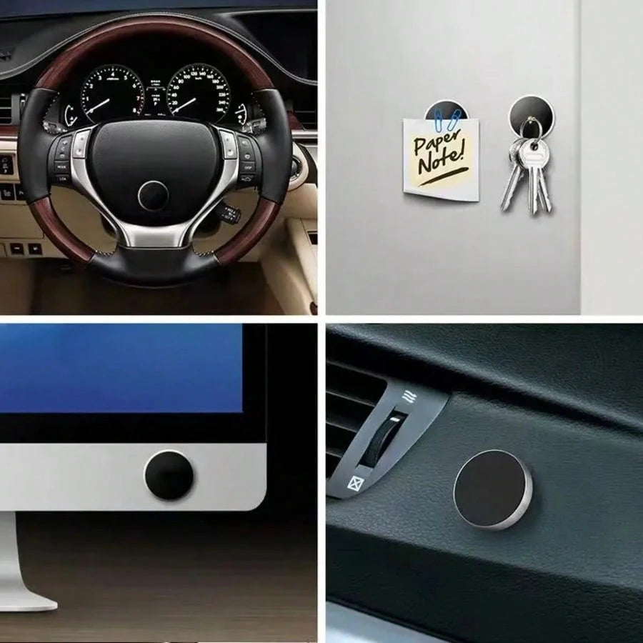 Adhesive Magnetic Phone Holder, Suitable For Kitchen Cabinet Doors, MagSafe Compatible, Super Strong Magnetic Force To Fix Phone And Keys, Firmly Adhered, Non-Damaging, Waterproof And Oil-Proof, Cover