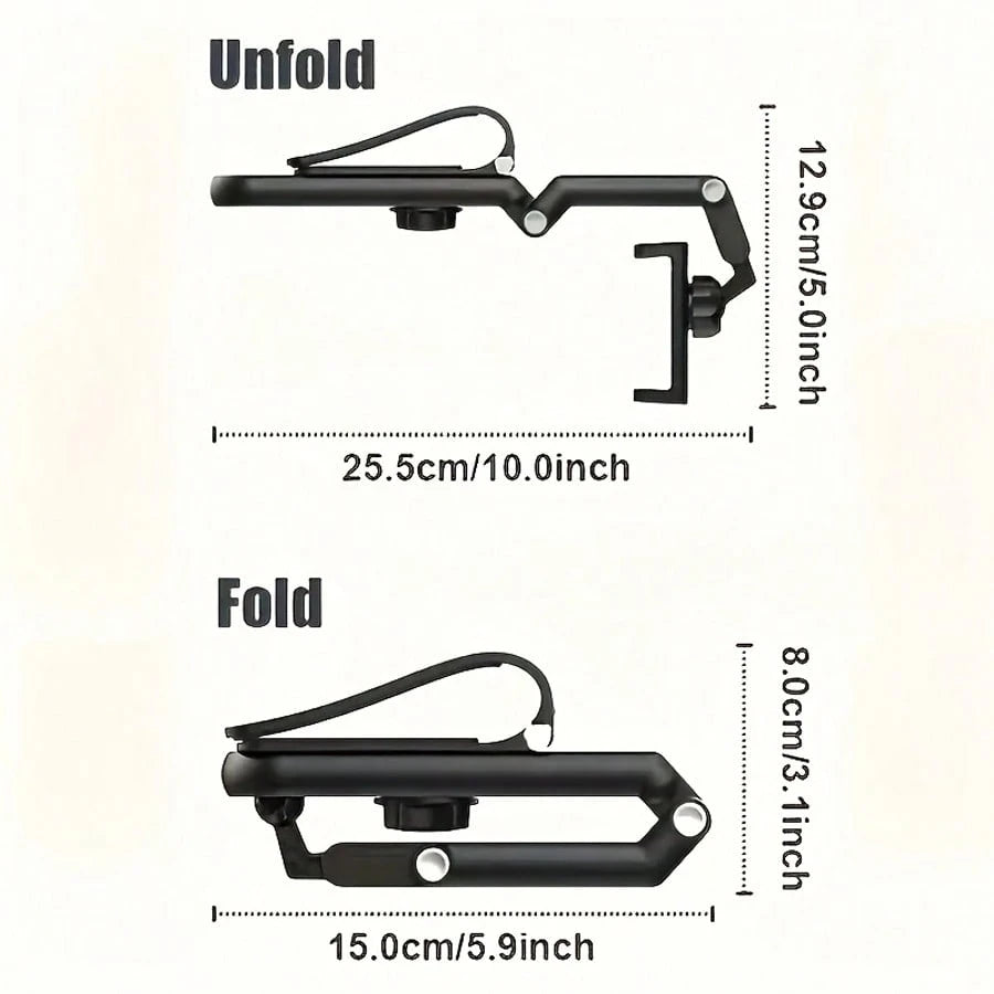 Adjustable Gooseneck Multi-Jointed Long Arm Sun Visor Fashionable Car Phone Holder Multi-Functional Suitable For Navigation Universal Car Accessories Spring Gift