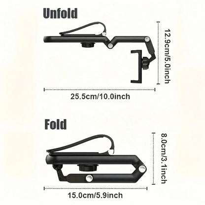Adjustable Gooseneck Multi-Jointed Long Arm Sun Visor Fashionable Car Phone Holder Multi-Functional Suitable For Navigation Universal Car Accessories Spring Gift