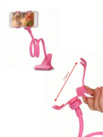 Adjustable Gooseneck Slouchy Holder Dual-Clip Bedside Phone Holder, Portable Desktop Camera Stand, Multifunctional Phone Bracket With Counterweight Plate, Universal Free-Adjustable Stand, Spring Gift