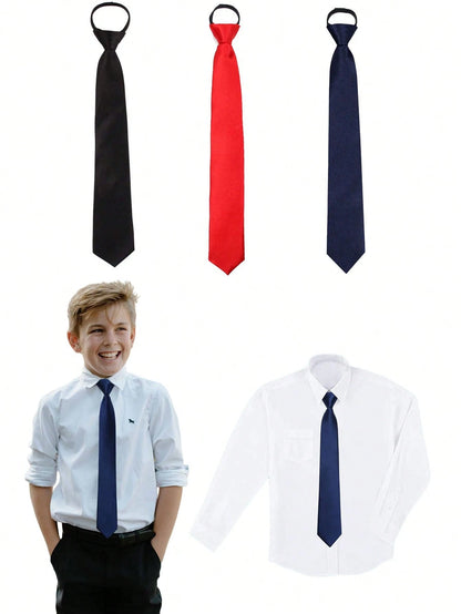 Adjustable Tie For Kids- Suitable For School, Church, Recitals, Graduations, Weddings